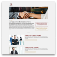 Website template for lawyers